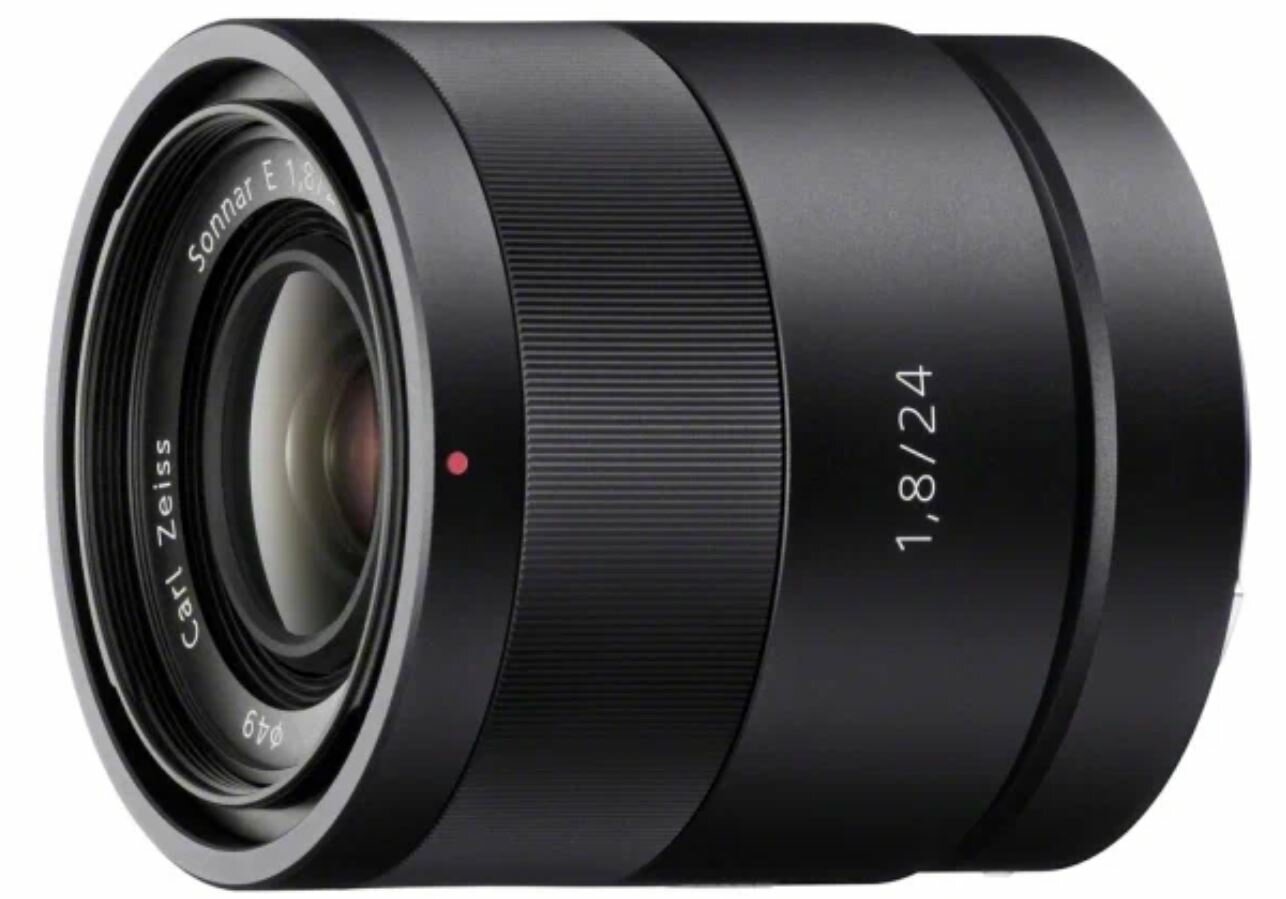 Объектив Sony Carl Zeiss Sonnar T*24mm f/1.8 ZA E (SEL-24F18Z), черный