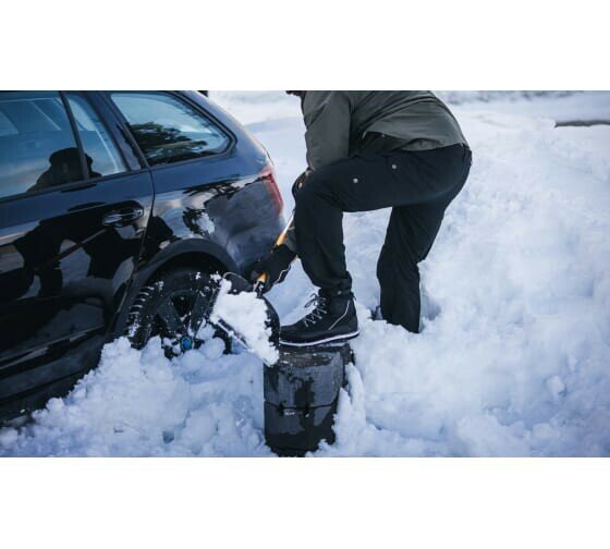 Лопата для уборки снега Plantic Auto 98.5 см полипропилен с черенком - фото №16