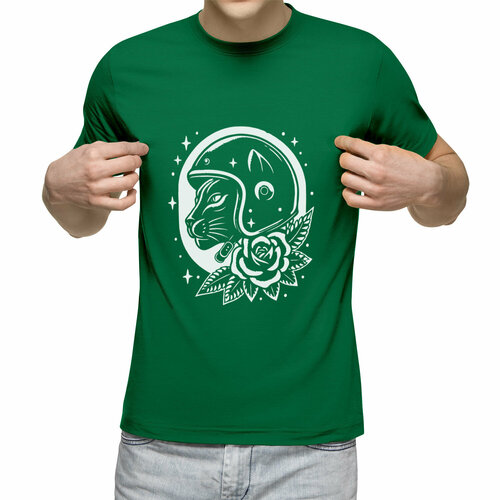 Футболка Us Basic, размер XL, зеленый printio футболка классическая пантера байкер
