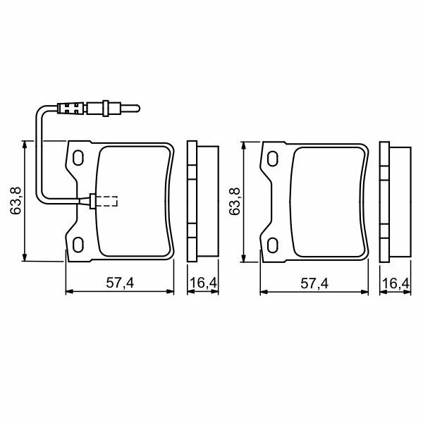 Тормозные колодки Bosch - фото №14