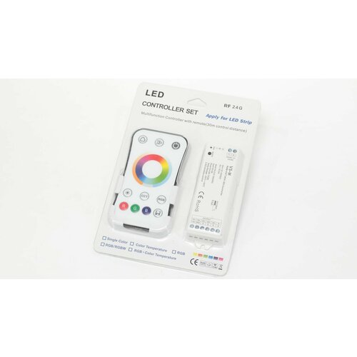 Контроллер с пультом RGB+CCT RF V5-M IC90 (12-24V, 180-360W)