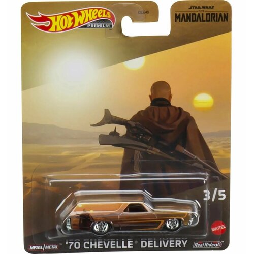 Коллекционная Premium машинка Hot Wheels '70 Chevelle Delivery (коллекция 2023 Pop Culture: Star Wars The Mandalorian, 3/5) hot wheels 69 chevelle шевроле 15 250 tooned 4 10 mattel ghf25 2020