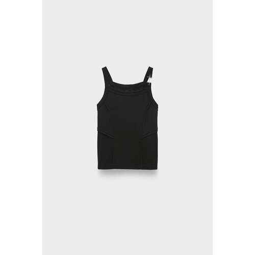 Топ Heliot Emil plicate tank top, размер 44, черный