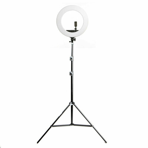 Комплект кольцевой светодиодный осветитель 48Вт 3200-5800K со стойкой Fotokvant LED-480C RING KIT 654100₽