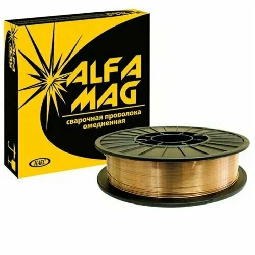 Проволока сварная омедненная AlfaMag 08мм 5кг 1890₽