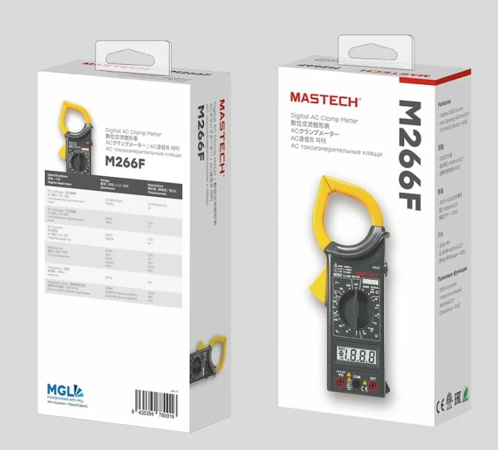 Клещи токовые M266F Mastech 13-1304