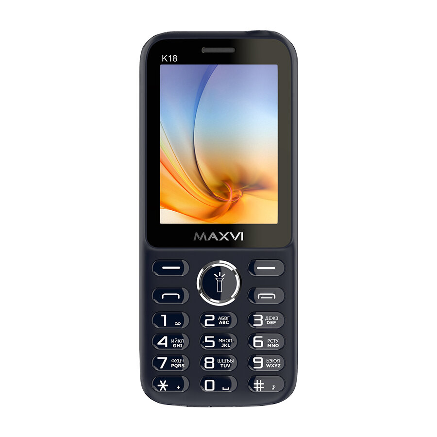 Телефон MAXVI K18, 2 SIM, синий