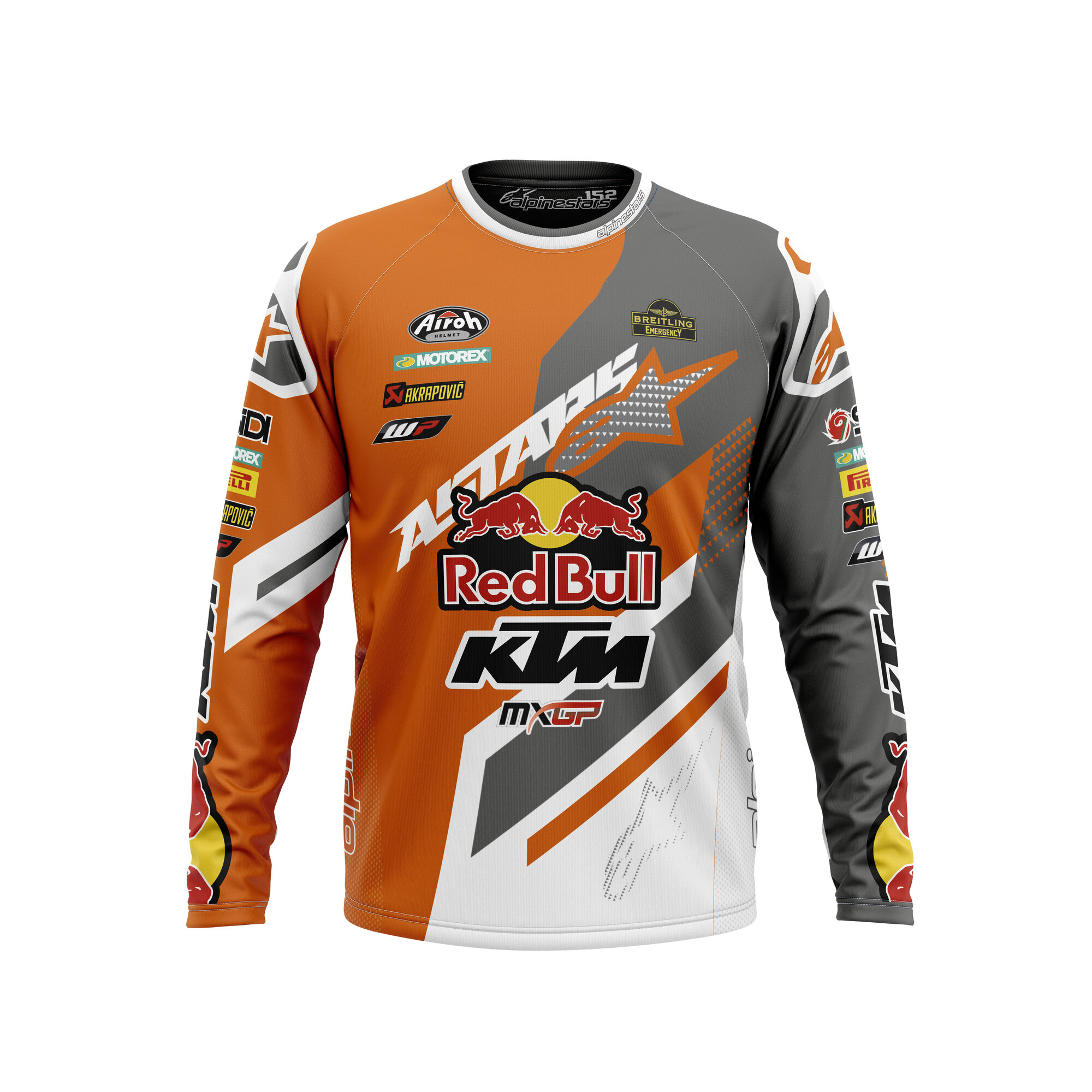 Детская джерси Alpinestars KTM для мотокросса, рост 122