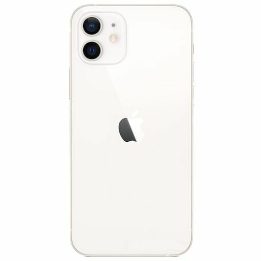Стекло задней крышки для Apple iPhone 12 Mini (широкий вырез под камеру) белый