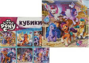 Набор кубиков Умные игры My little pony, 9 шт - фото №7