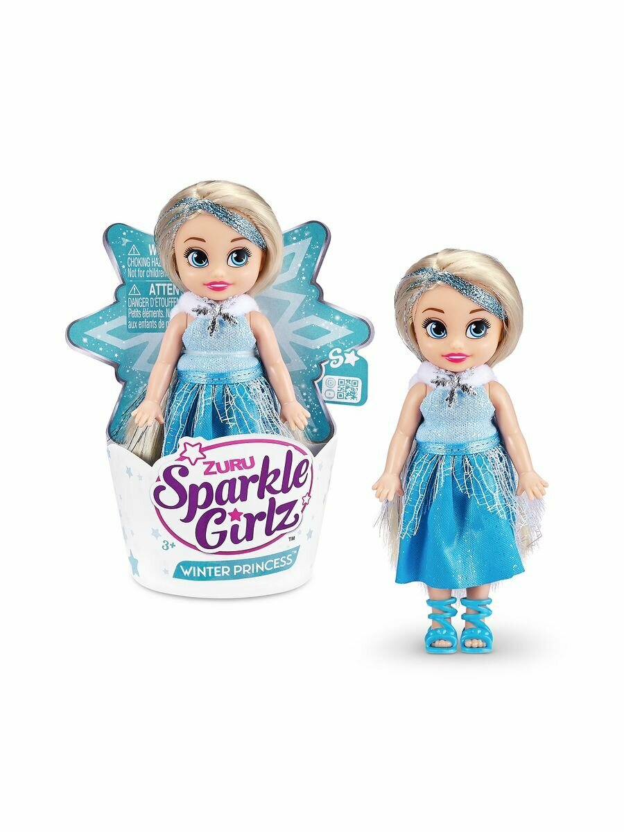 Мини Кукла Zuru Sparkle Girlz Зимняя принцесса - фото №7