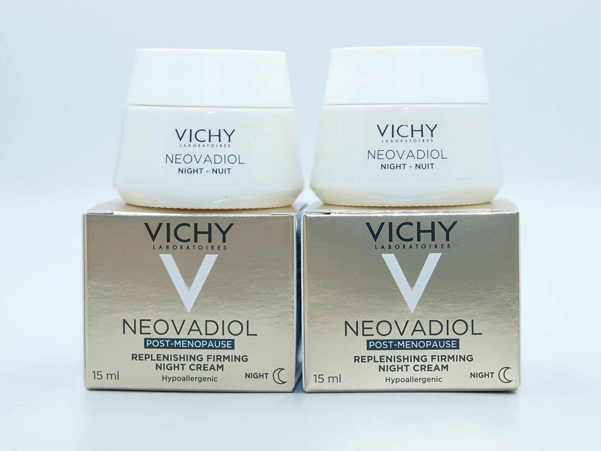 Vichy Neovadiol Night Восстанавливающий питательный ночной крем в период менопаузы, 2 шт*15 мл