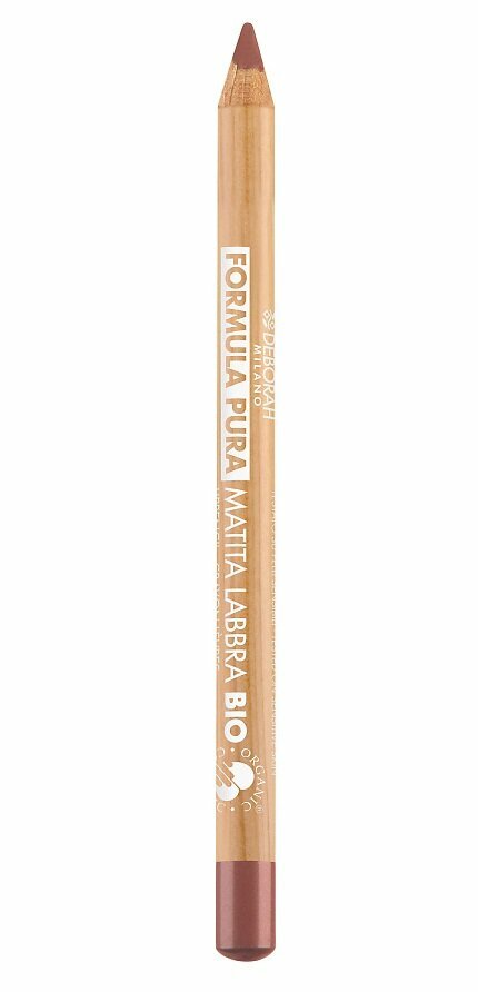 Карандаш для губ Deborah Milano Formula Pura Organic Lip Pencil, тон 03 Кирпичный, 1,2 г