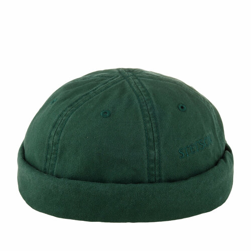 Шапка докер STETSON, размер 59, зеленый шапка puma prime docker чёрный размер one size
