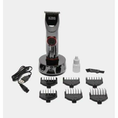 Профессиональная электрическая машинка для стрижки волос и окантовки с 6 насадками 400000₽