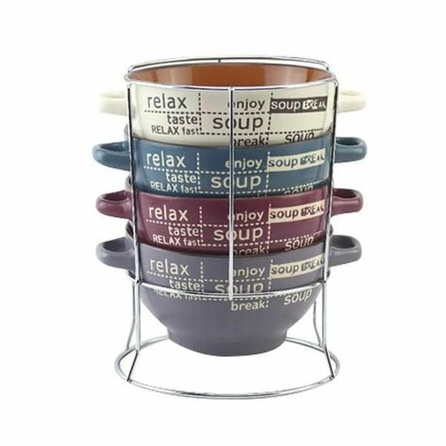 Набор бульонниц 5пр Кантри мп керам 2127₽