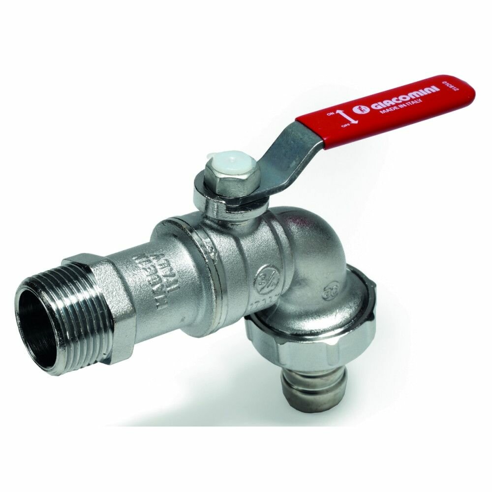 Кран шаровой Giacomini 1/2" НР, садовый, ручка-рычаг R621X003