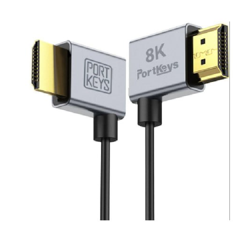 Кабель 8k HDMI - HDMI 30см/100см Portkeys 2.5MM Ultra-Thin HDMI