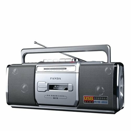 Кассетный Магнитофон PANDA 6610 c Радио FM MW MP3 Кассетная Магнитола для Дома 6970₽