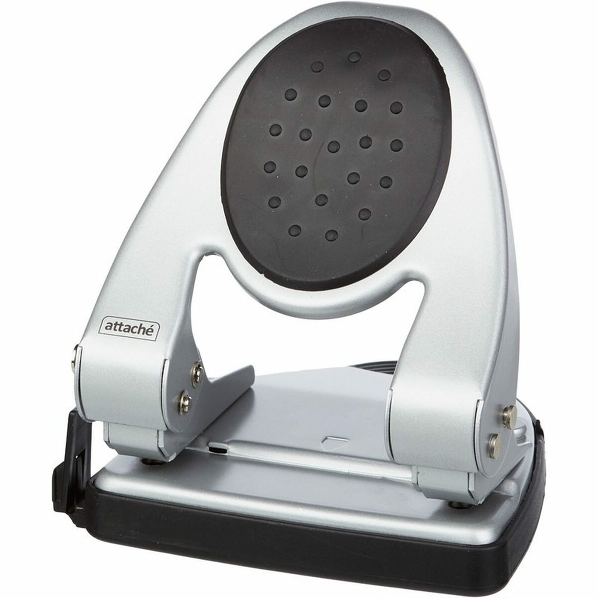 Дырокол Attache 6730, до 30 листов, линейка, серебристый