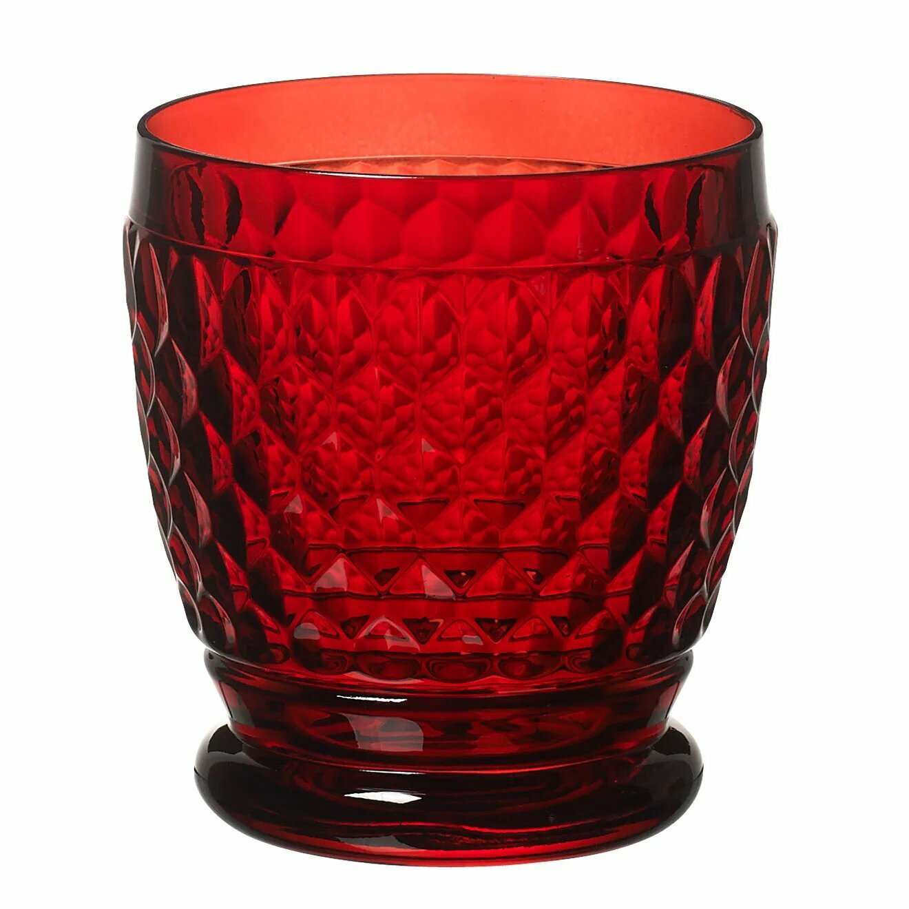 Стакан Villeroy Boch Boston, для виски/воды, хрустальное стекло, красный, 325мл