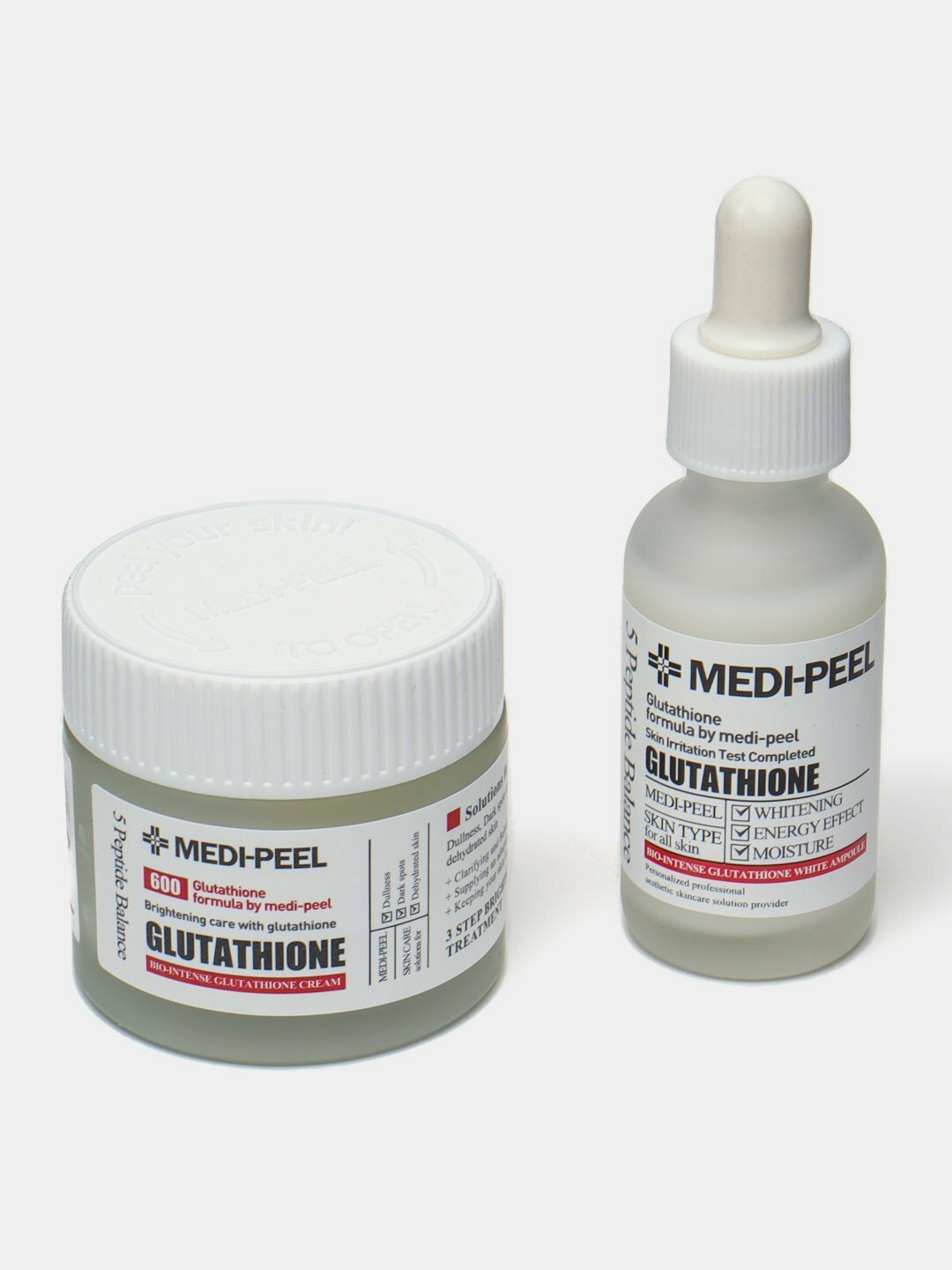 Набор для ухода за лицом Medi-peel, Algo-Tox, Bor-Tox, Glutathione Hyal Aqua, Eazy Filler, Белый — фото 1
