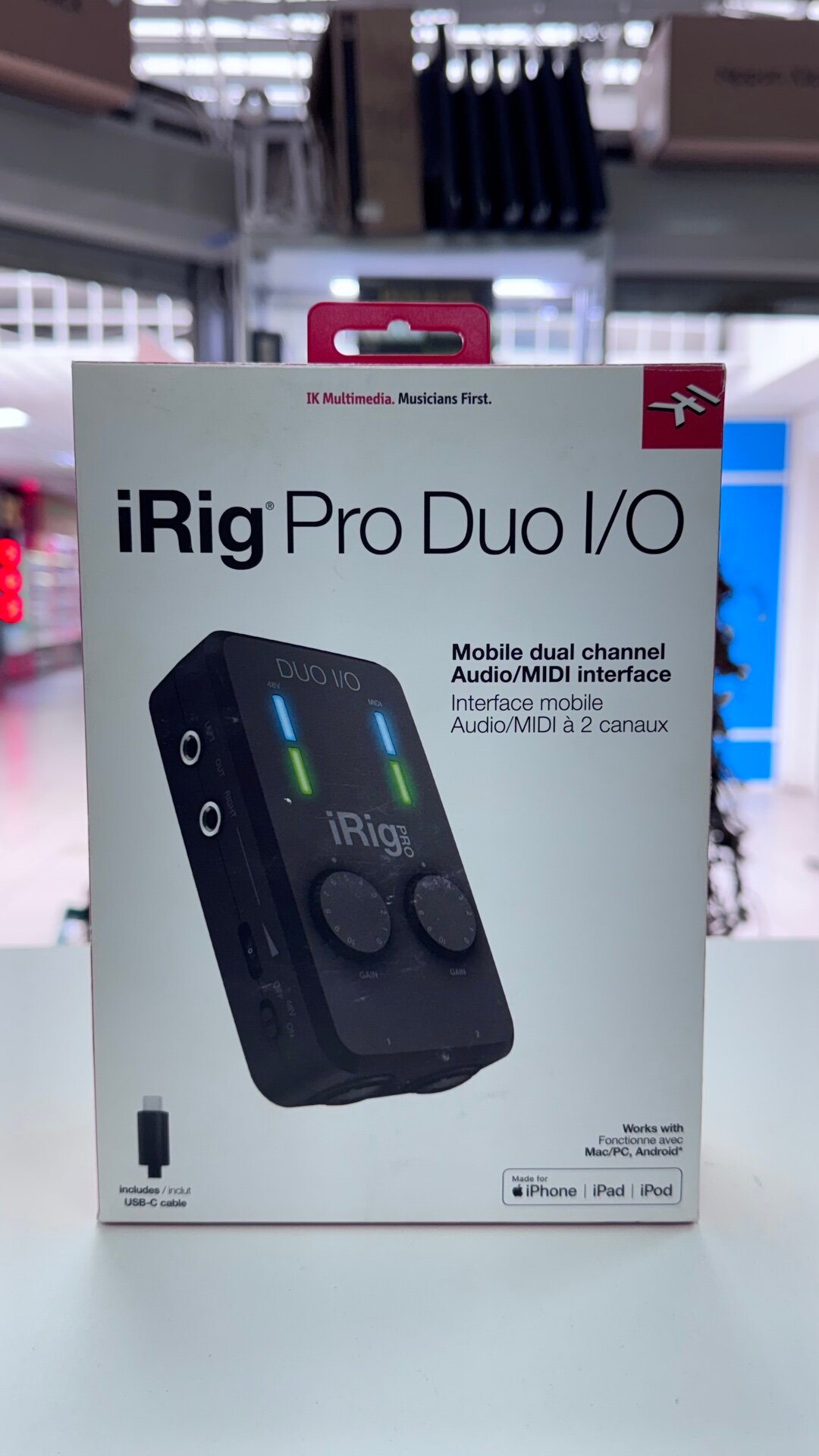 Кабель аудио IK Multimedia, USB-C a to Mini-Din, для iRig Pro Duo I/O