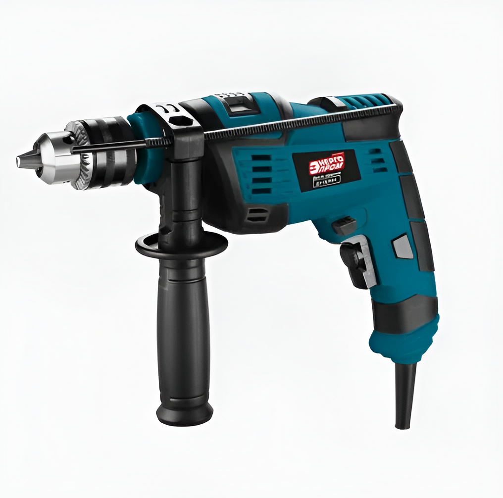 Электрическая дрель, ударная ЭНЕРГОПРОМ HOME MASTER, ДУ-13/650, синий