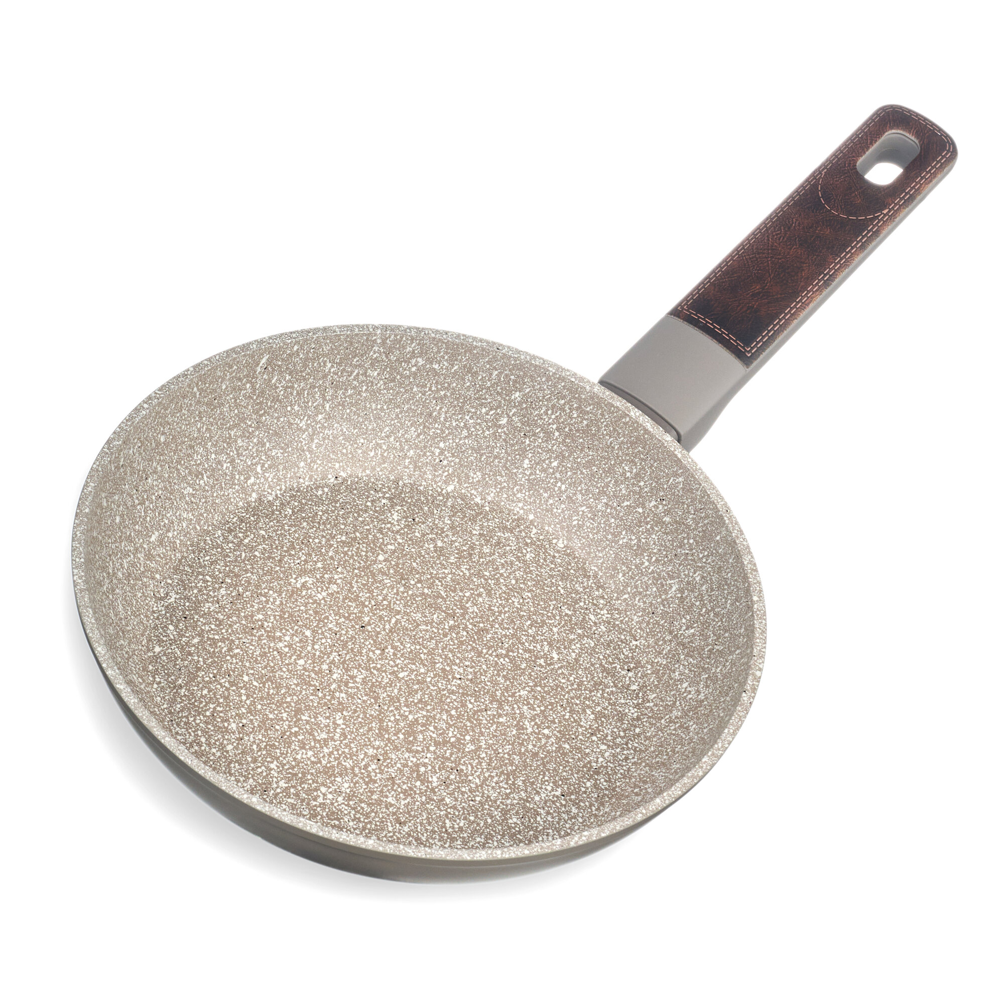 Сковорода 902-110 с антипригарным покрытием pfluon marble, 20*4,5 см