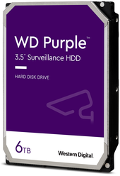 Жёсткий диск WD 6Tb SATA-III WD Purple (WD62PURX)