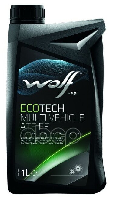 Масло Трансмиссионное Ecotech Multi Vehicle Atf Fe 1l Wolf арт. 8329449