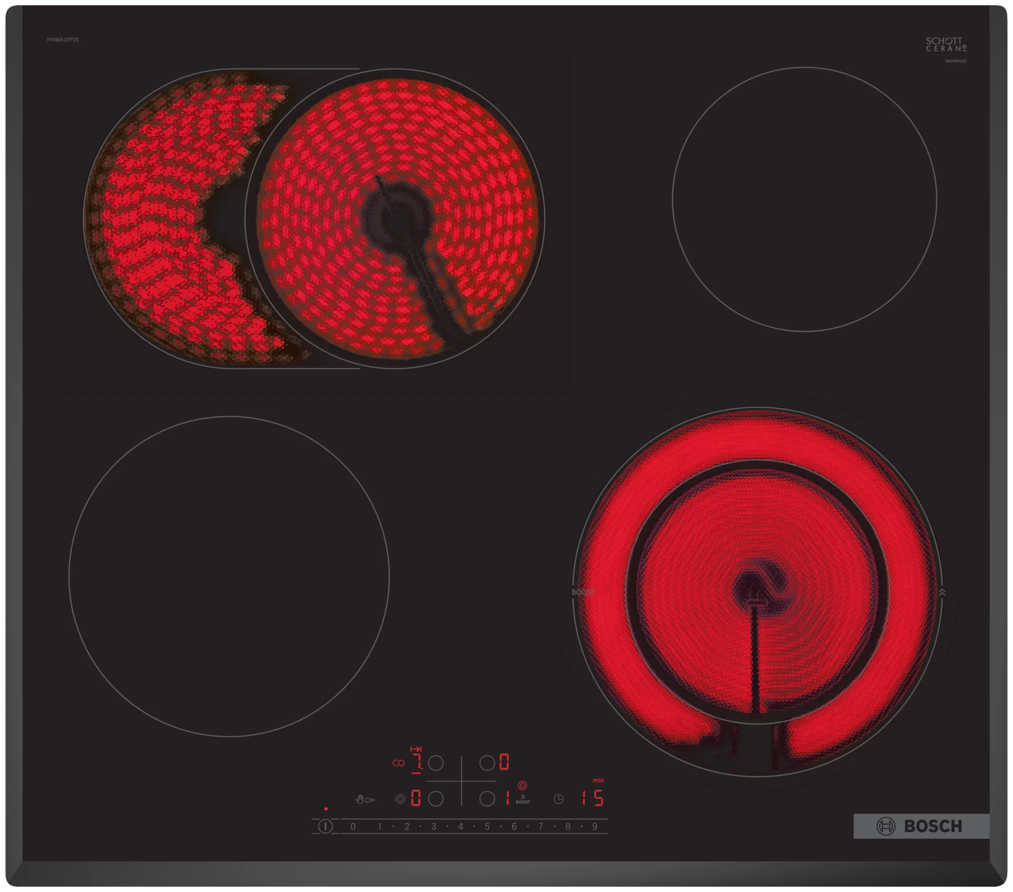 Электрическая варочная панель BOSCH PKN651FP2E - фотография № 1