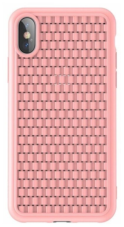 Чехол накладка Baseus BV Case（2nd generation）For iPX/XS 5.8inch Pink