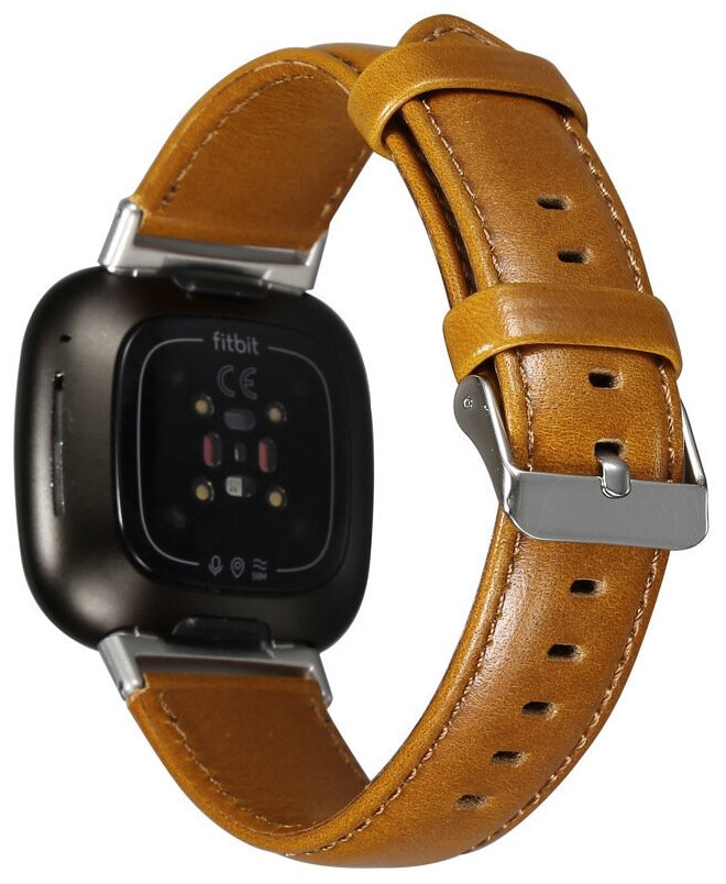 Кожаный ремешок для Apple Watch WIWU Leather watch band 38-40mm Brown — фото 3