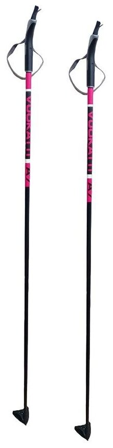 Палки лыжные VUOKATTI Black/Magenta