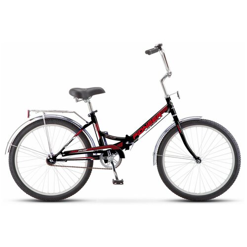 фото Велосипед pioneer oscar 24"/14" 2020-2021 black-red-white