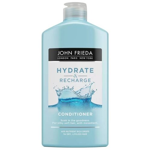 John Frieda кондиционер Hydrate & Recharge для сухих, ослабленных и поврежденных волос, 250 мл кондиционер для волос john frieda hydrate