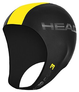 Неопреновый шлем-утеплитель HEAD NEO CAP 3mm, Цвет - черный/желтый; Размер - S/M; Материал - Неопрен