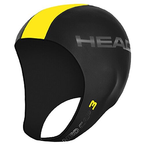 фото Неопреновый шлем-утеплитель head neo cap 3mm, цвет - черный/желтый;размер - s/m;материал - неопрен