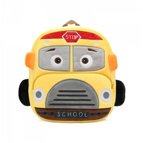 Детский рюкзак KAKOO Машинки - Школьный автобус AW0023-06 Animal World