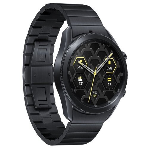 Умные часы Samsung Galaxy Watch3 45mm Titanium черный 3500000₽
