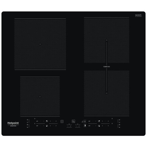 Электрическая варочная поверхность Hotpoint HB5560BNE 59x51 см 4 конфорки цвет чёрный