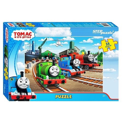 Пазлы Step Puzzle MAXI Томас и его друзья, 35 штук (91223) пазлы step puzzle 260 деталей томас и его друзья галейн томас лимитед 95090