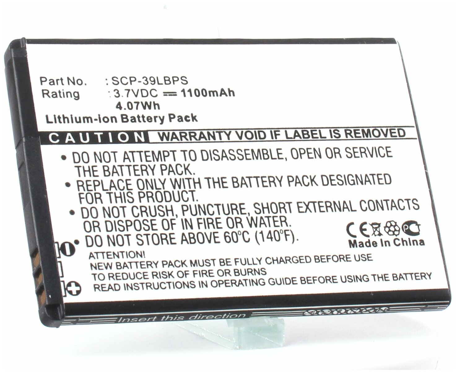 Аккумулятор iBatt iB-B1-M2057 1100mAh для KYOCERA, Kyocera, KYOCERA, Kyocera KABA-01