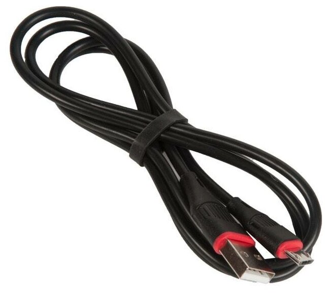Кабель USB BOROFONE BX17 для Micro USB 2.4A длина 1 м черный