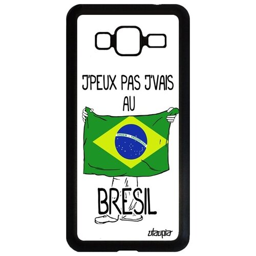 фото Защитный чехол на смартфон // samsung galaxy j3 2016 // "еду в бразилию" патриот государственный, utaupia, белый