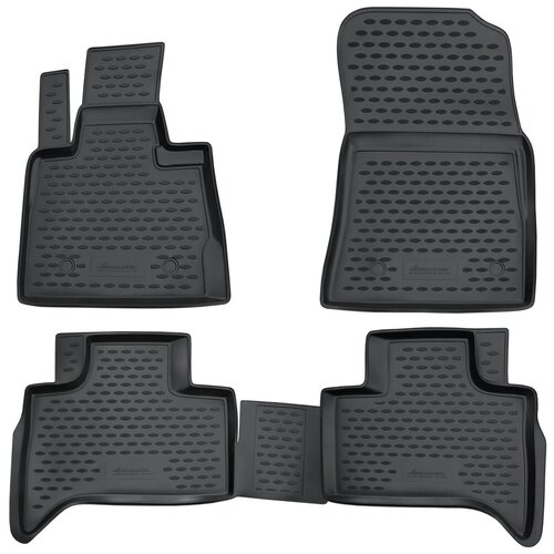 фото Коврики в салон bmw x5 1999-2006, 4 шт. (полиуретан, серые) element