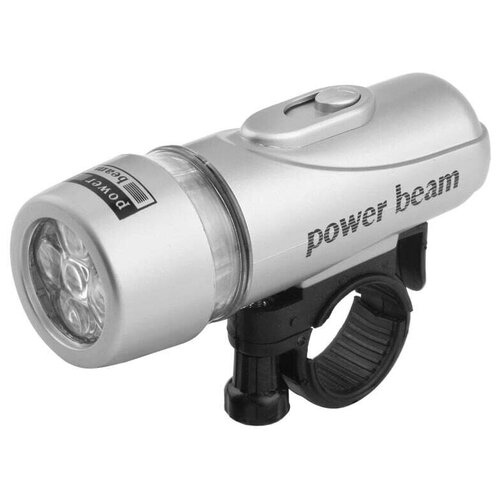 фото Фонарь передний stels jy-808-11 (серебристый) 560033