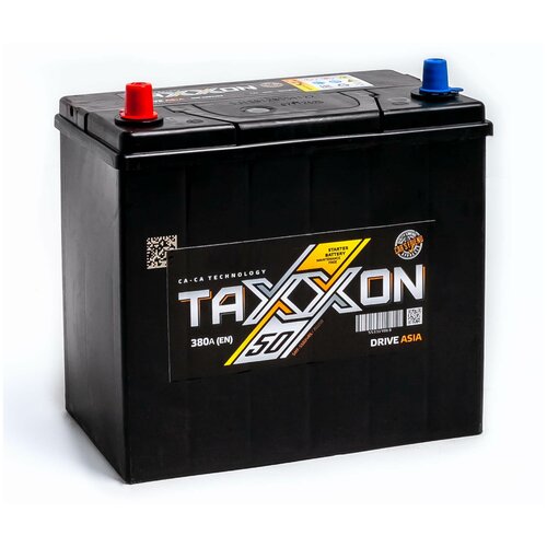 Аккумулятор автомобильный TAXXON DRIVE ASIA 50L 380 А прям. пол. 50Ач тонкие клеммы (701150)