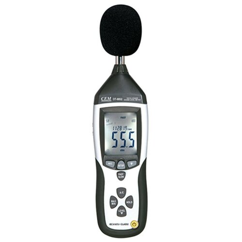 Шумомер цифровой с функцией регистратора CEM(СЕМ) DT-8852 шумомер ht 80a sound level meter измеритель уровня звука шумомер шумомер шумомер шум прибор для измерения шума в квартире